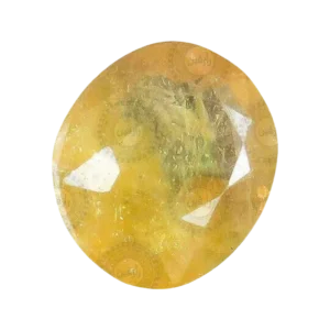 نگین یاقوت زرد اصیل