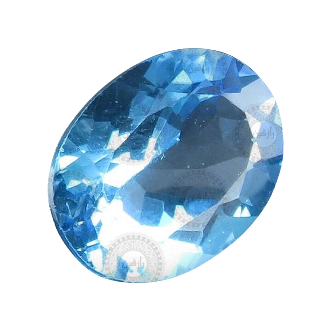 نگین توپاز آبی اصیل